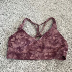 Athleta Pink Tie-Dye Sports Bra